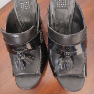 White House Black Market Open-Toed Heels (Size 7M)